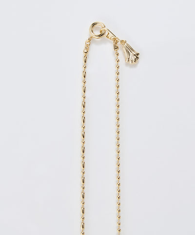 【金属アレルギー対応】リンキービーンデザインチェーンネックレス ニッケルフリー