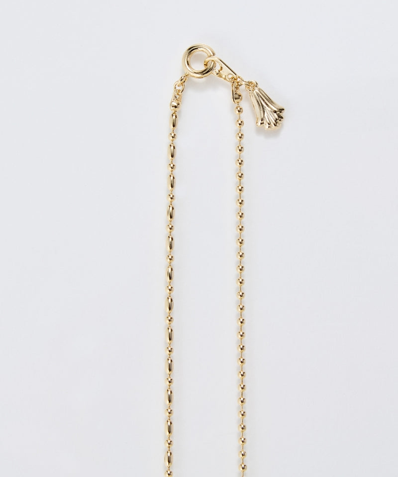 【金属アレルギー対応】リンキービーンデザインチェーンネックレス ニッケルフリー