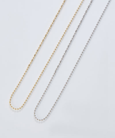 【金属アレルギー対応】リンキービーンデザインチェーンネックレス ニッケルフリー