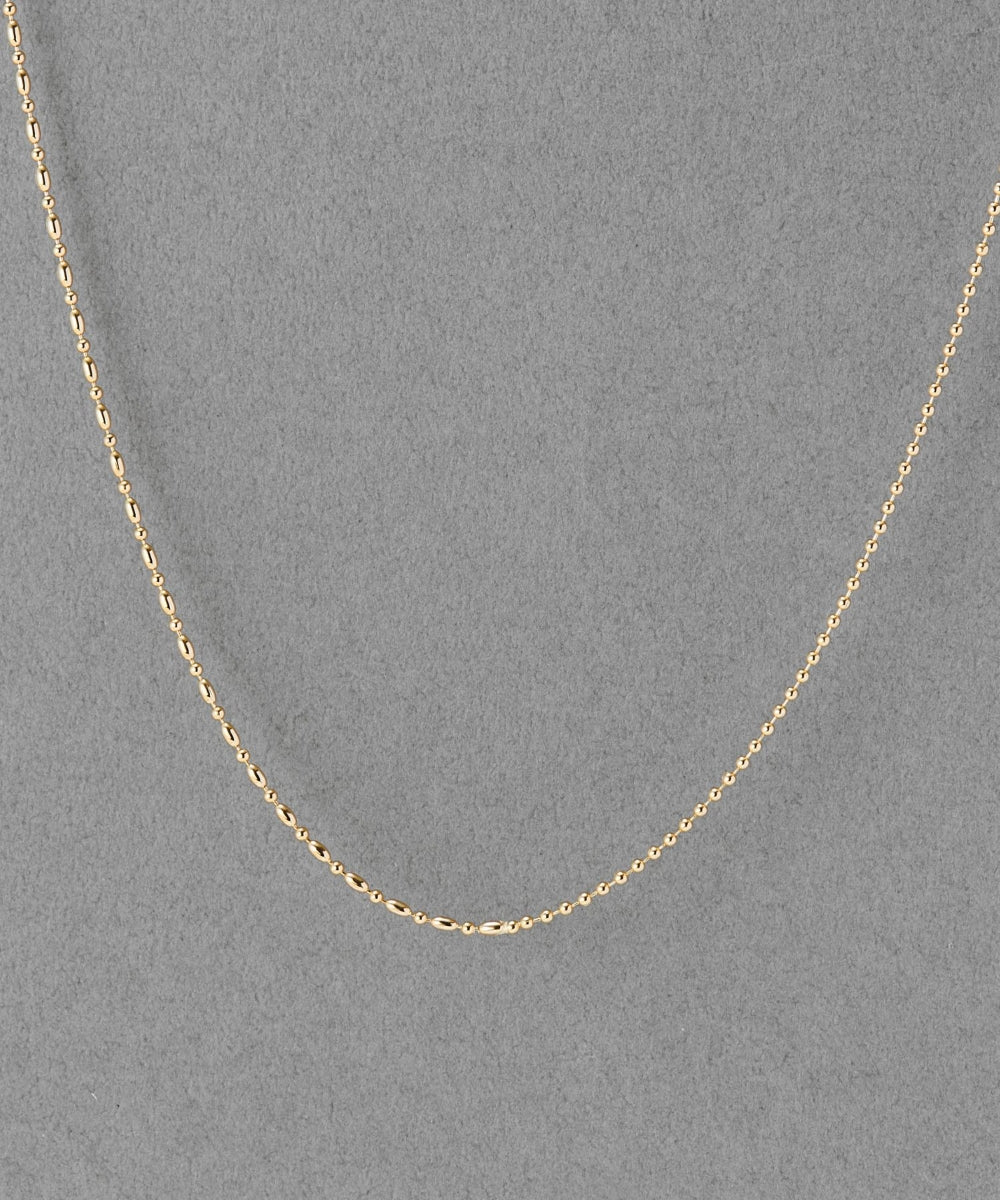 【金属アレルギー対応】リンキービーンデザインチェーンネックレス ニッケルフリー