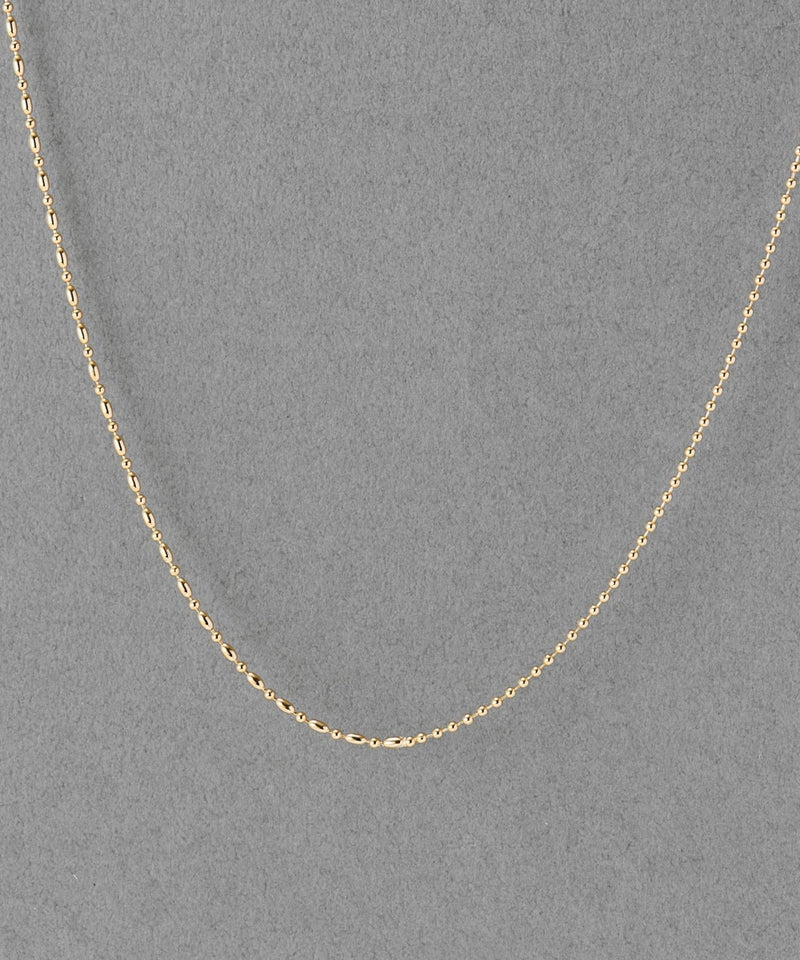 【金属アレルギー対応】リンキービーンデザインチェーンネックレス ニッケルフリー