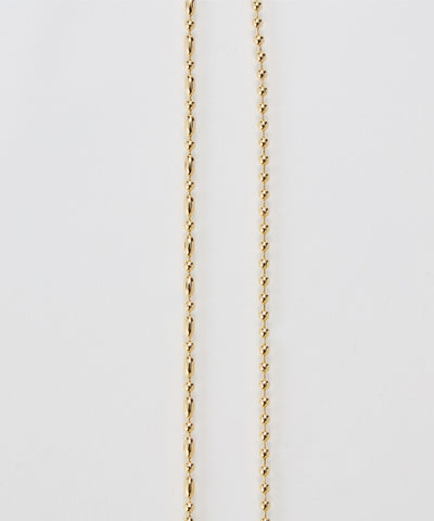 【金属アレルギー対応】リンキーデザインロングチェーンネックレス ニッケルフリー