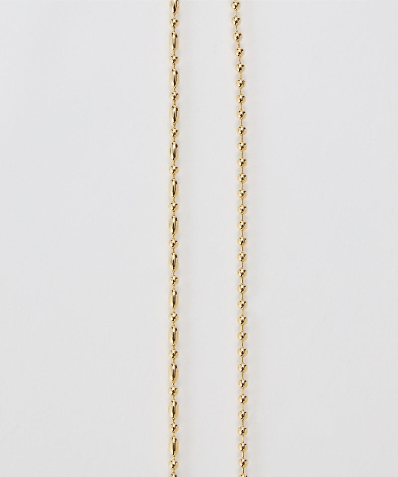 【金属アレルギー対応】リンキーデザインロングチェーンネックレス ニッケルフリー