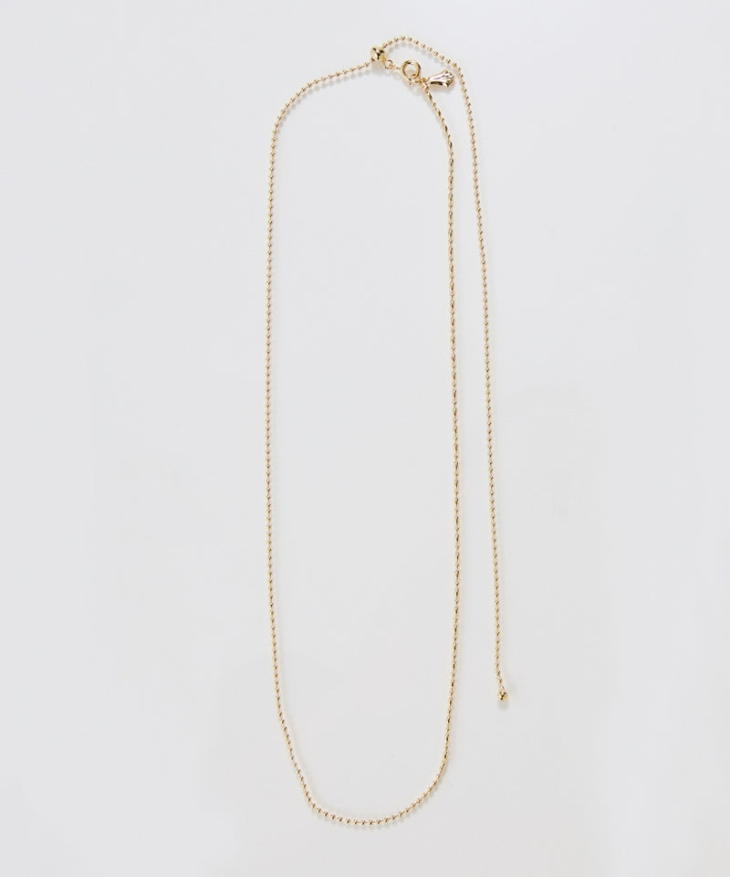 【金属アレルギー対応】リンキーデザインロングチェーンネックレス ニッケルフリー