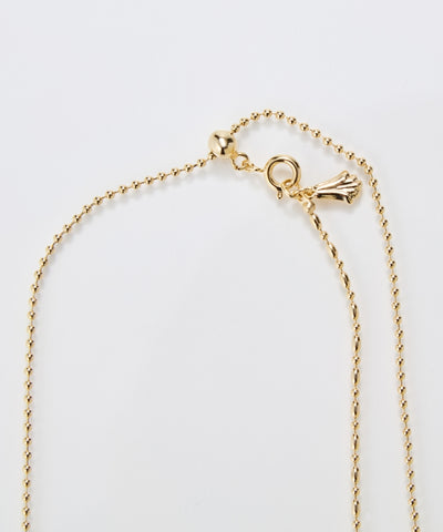 【金属アレルギー対応】リンキーデザインロングチェーンネックレス ニッケルフリー