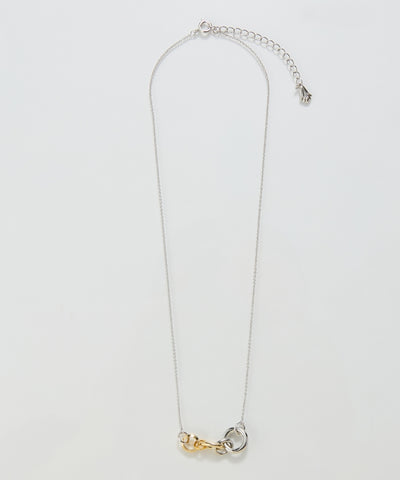 【金属アレルギー対応】ミックスチェーンメタルネックレス ニッケルフリー