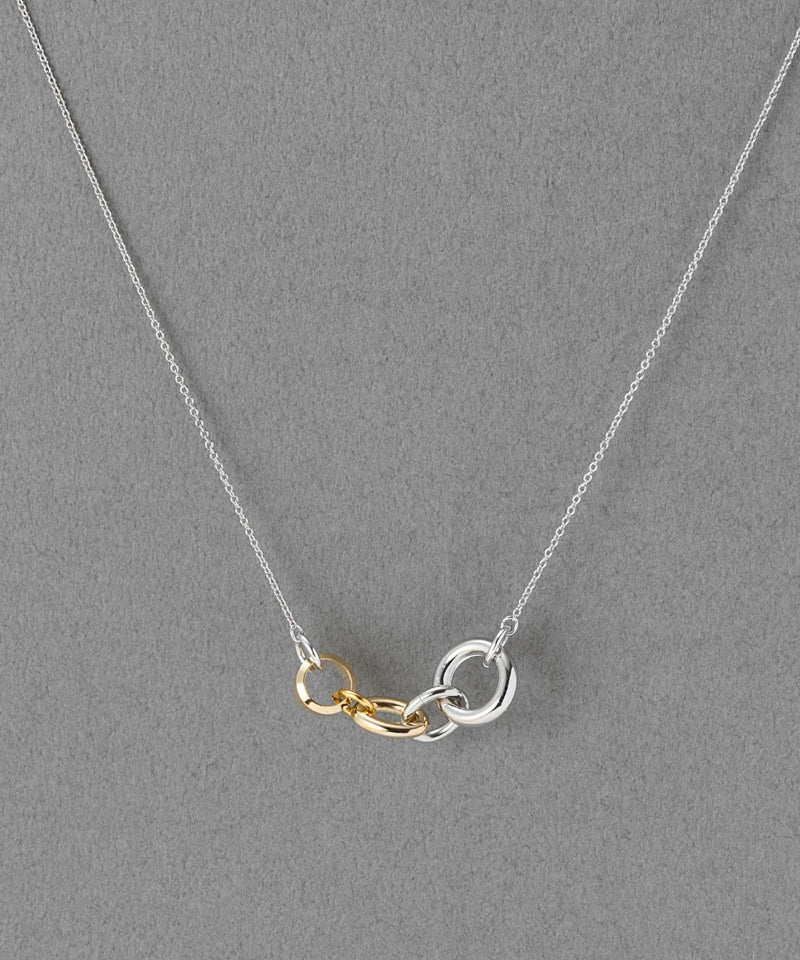 【金属アレルギー対応】ミックスチェーンメタルネックレス ニッケルフリー