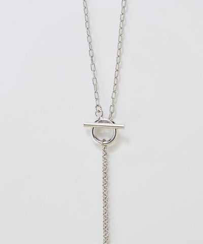 【金属アレルギー対応】ミニマルチェーンロングコインネックレス ニッケルフリー