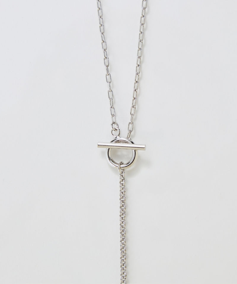 【金属アレルギー対応】ミニマルチェーンロングコインネックレス ニッケルフリー