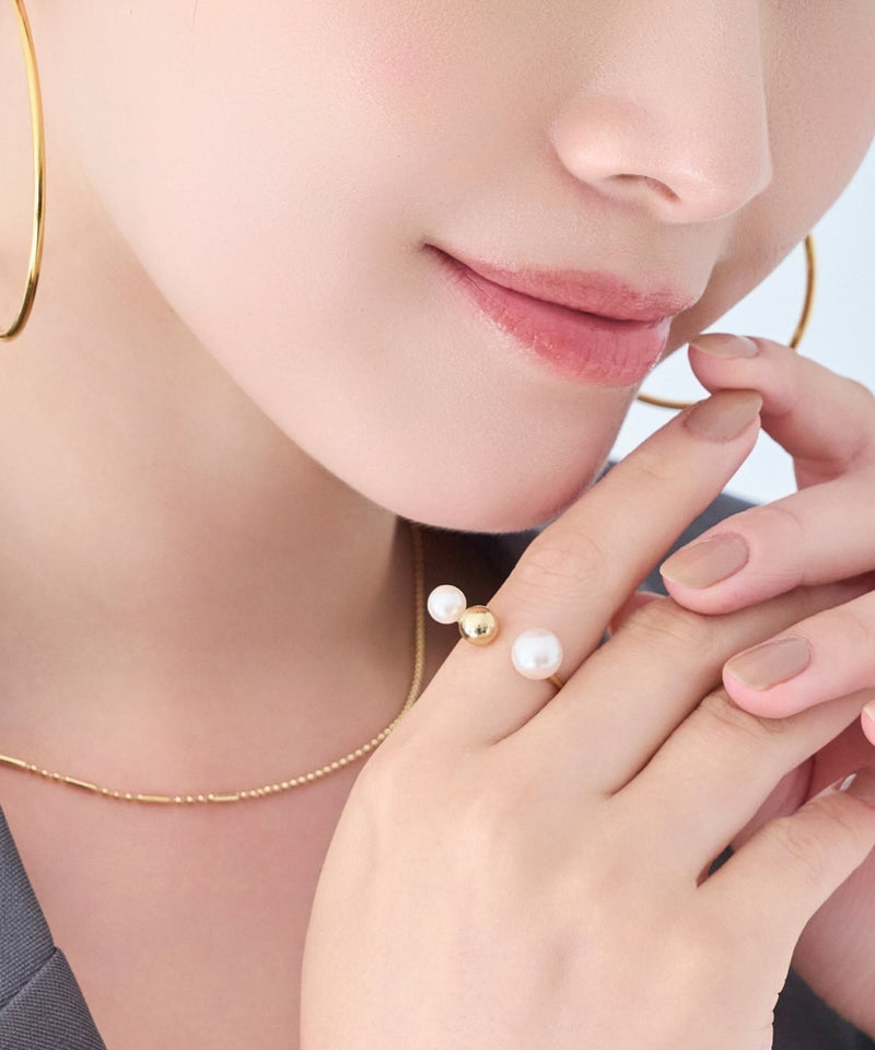 【金属アレルギー対応】ミックスドットリング/ニッケルフリー