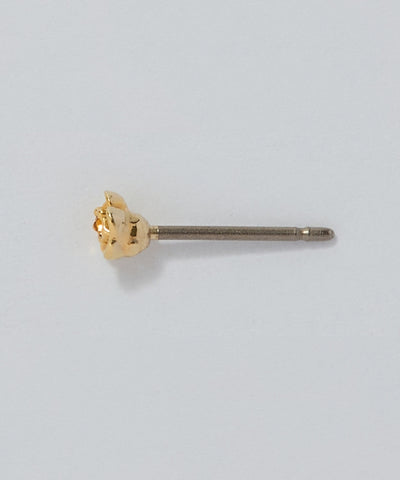 【金属アレルギー対応】プチフラワービジュースタッドピアス（片耳）