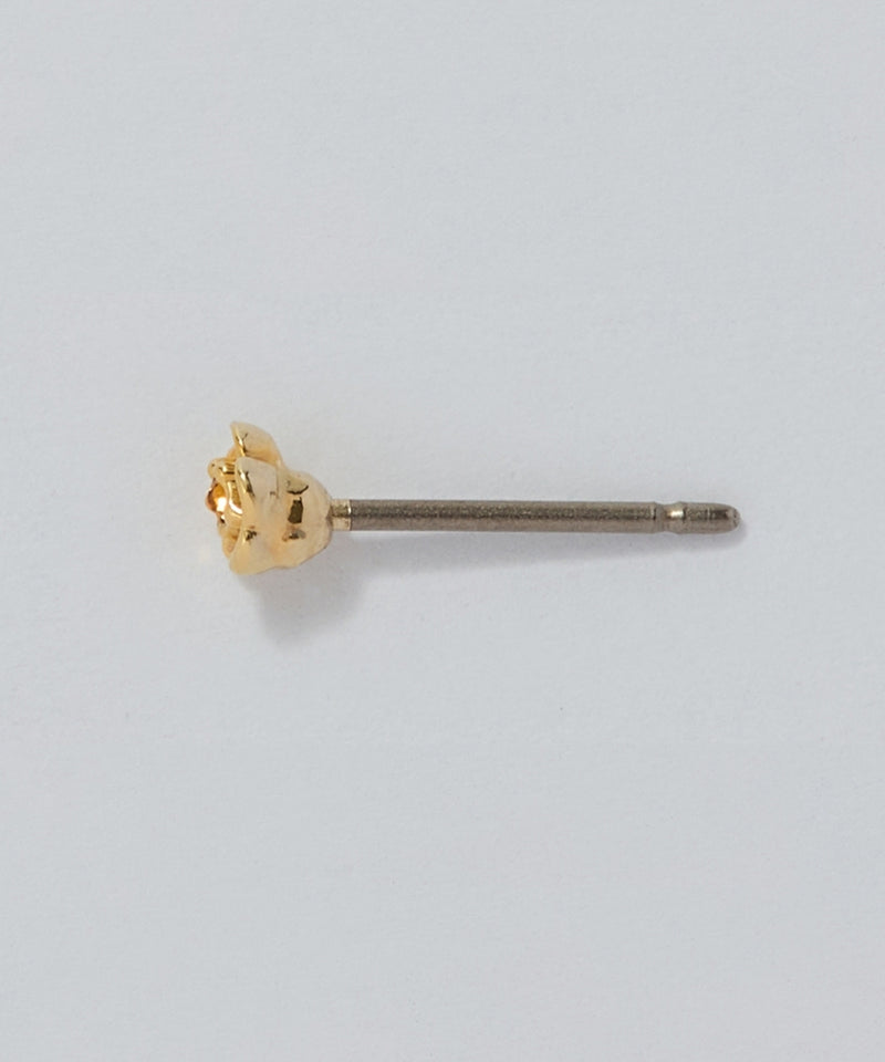 【金属アレルギー対応】プチフラワービジュースタッドピアス（片耳）