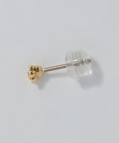 【金属アレルギー対応】プチフラワービジュースタッドピアス（片耳）