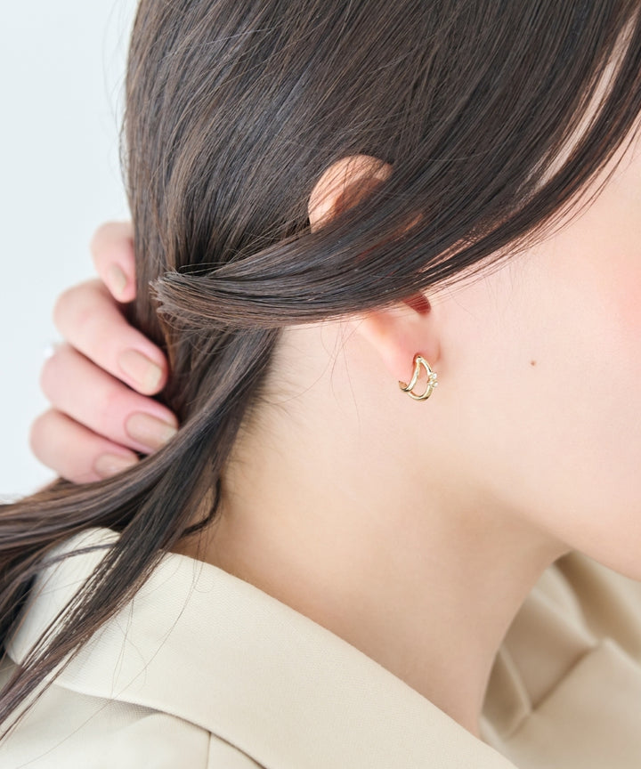 Phoebe/フィービィー】 【金属アレルギー対応】シャイニーダブルハーフ