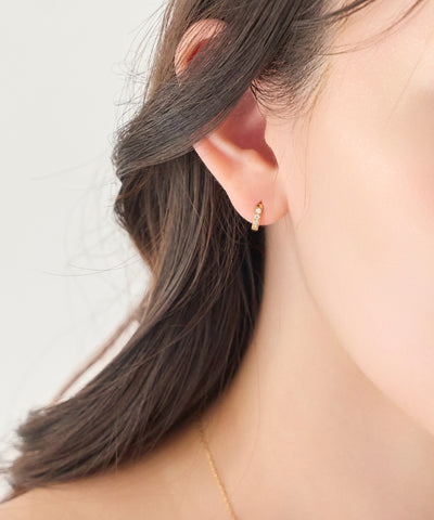 【2025Xmas Collection】ラディアントミニクロスネックレス&ピアス/BOX&ショッパー付き