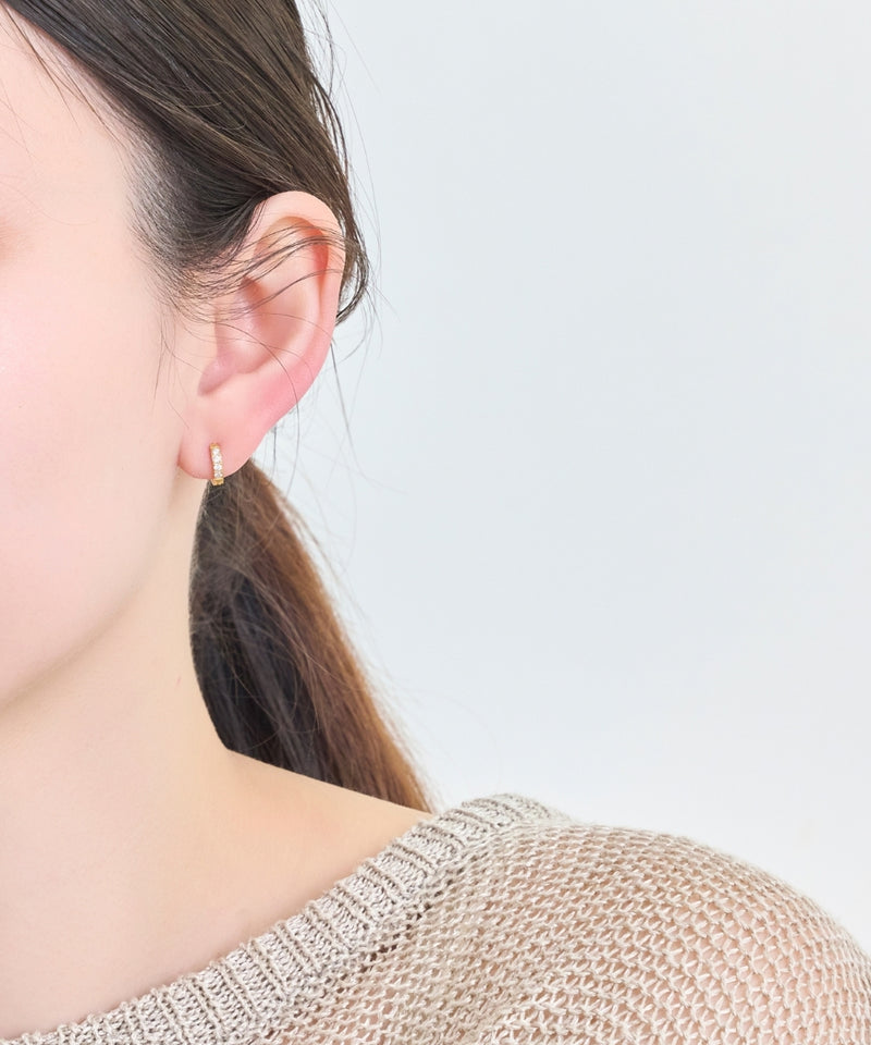 【2025Xmas Collection】ラディアントミニクロスネックレス&ピアス/BOX&ショッパー付き