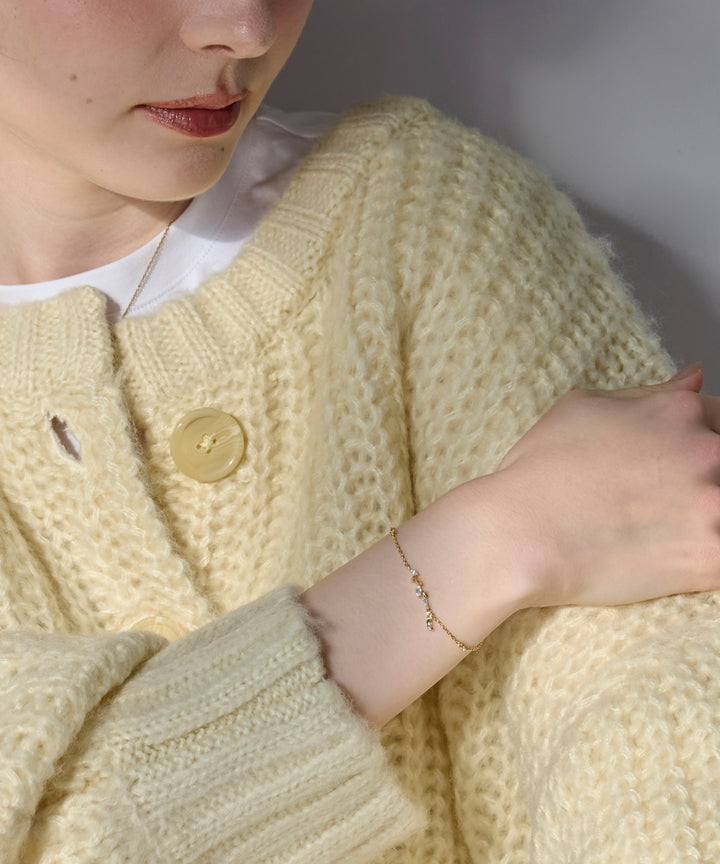 Phoebe/フィービィー】シャイニーティアリーフブレスレット – JEWEL ADDICT