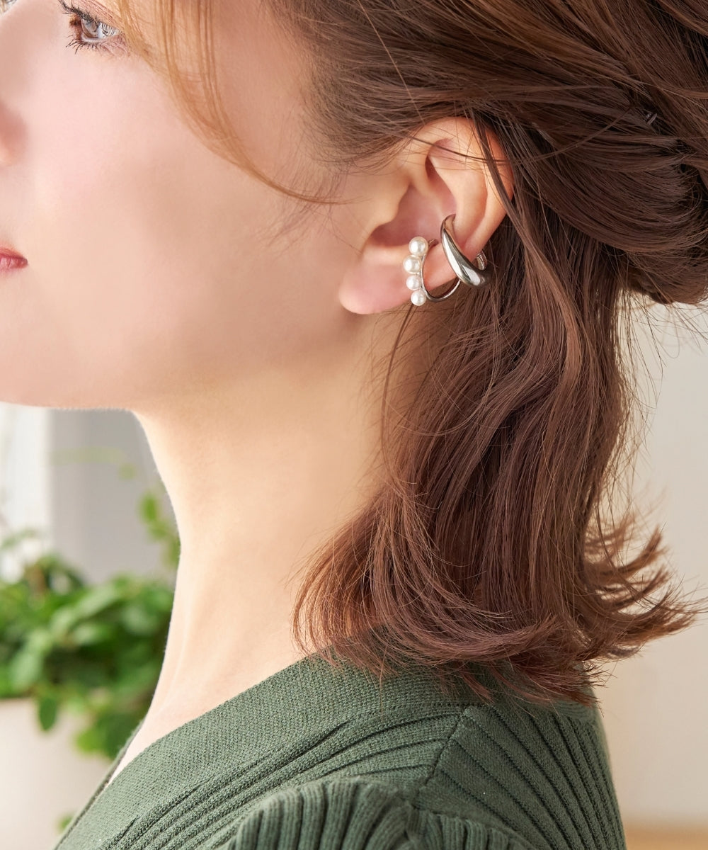 Phoebe/フィービィー】ドレッシングパールイヤーカフ – JEWEL ADDICT