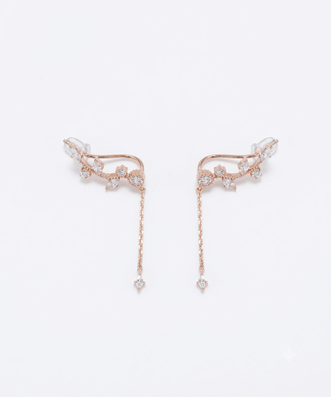 Phoebe/フィービィー】2wayフラワリービジューピアス&イヤリング