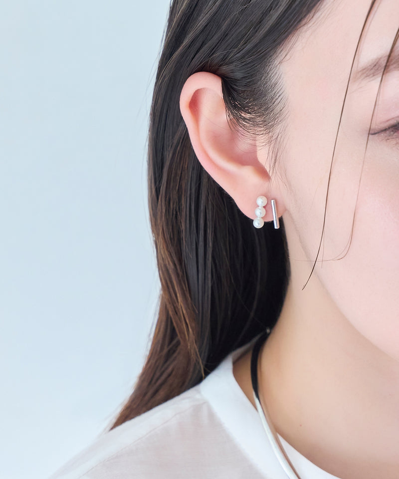 【シリーズ累計販売15000点突破！】ダブルデコレイトカフイヤリング