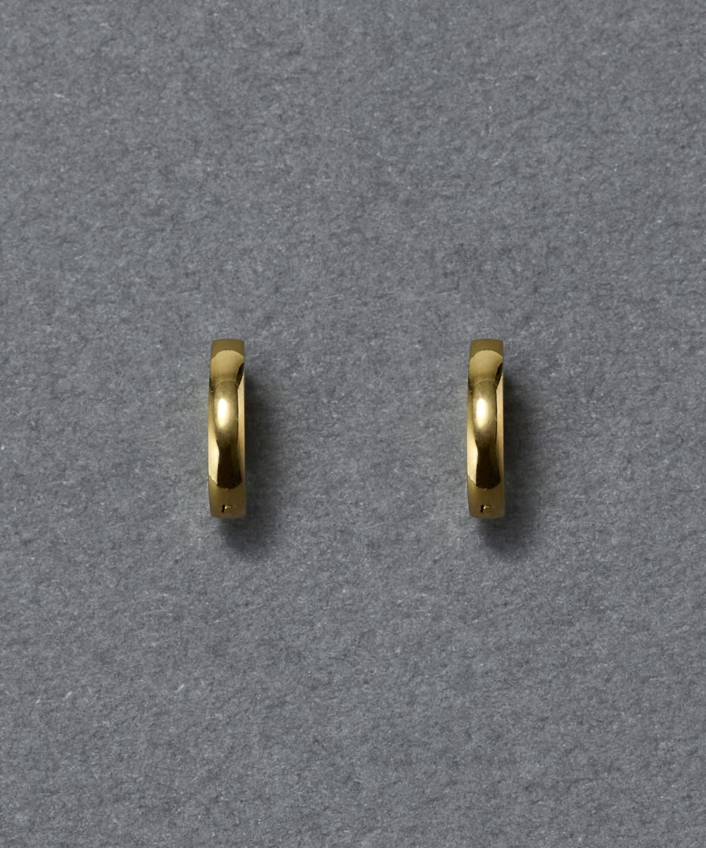 金属アレルギー対応】ワンタッチメタルフープミニピアス- Phoebe