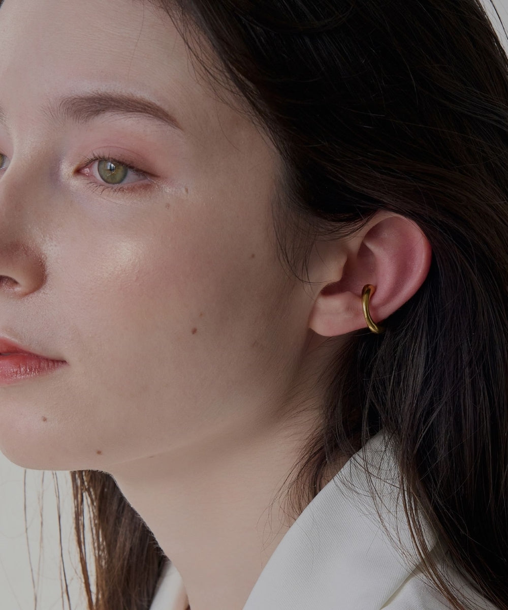 【金属アレルギー対応】アーティーラインイヤーカフ/サージカルステンレス