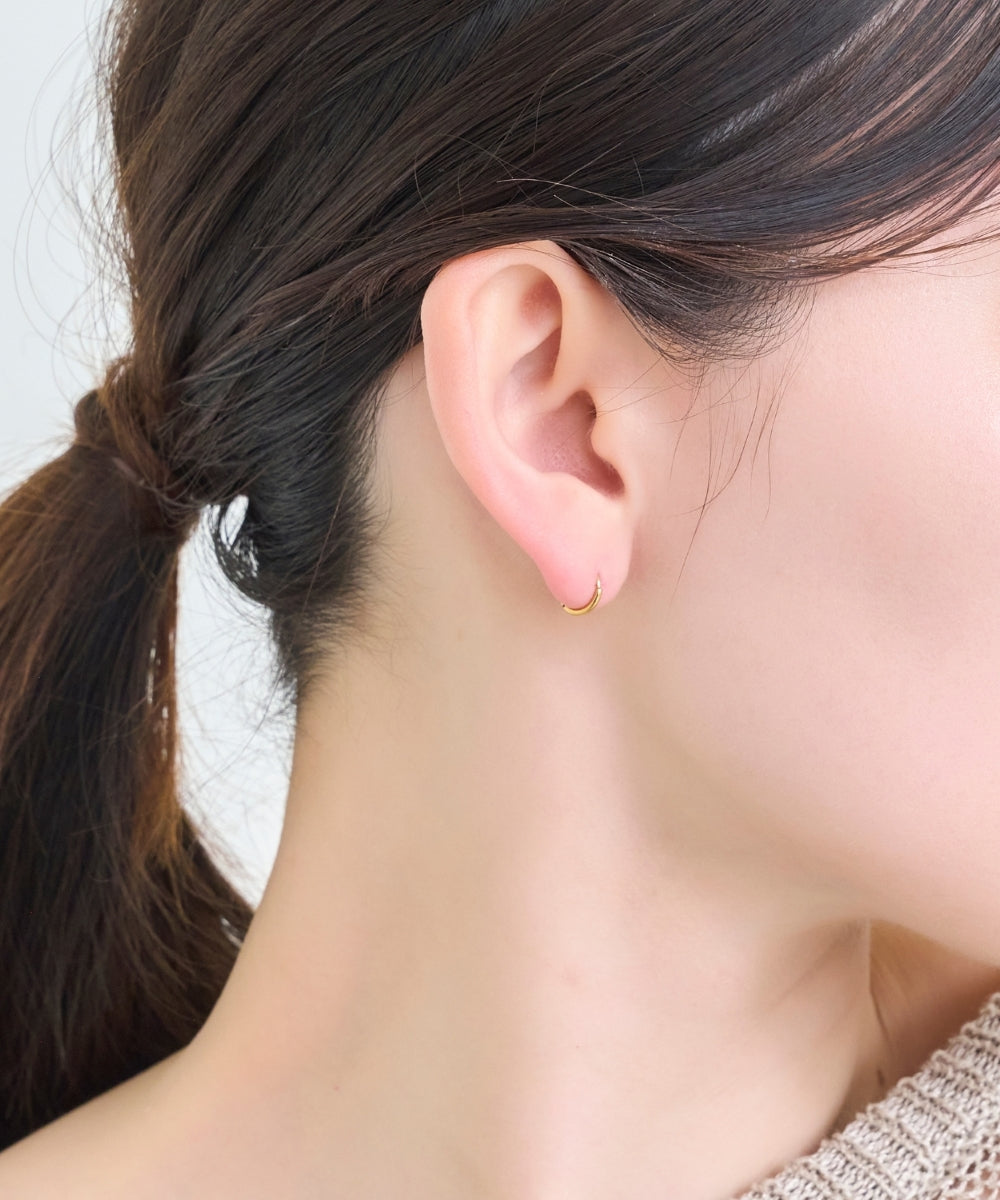 Phoebe/フィービィー】【金属アレルギー対応】ミニフープピアス