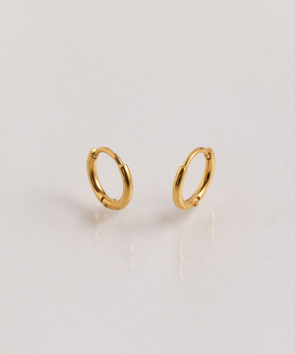 【シリーズ累計販売10000点突破！】【金属アレルギー対応】ミニフープピアス/サージカルステンレス/ジェンダーレス