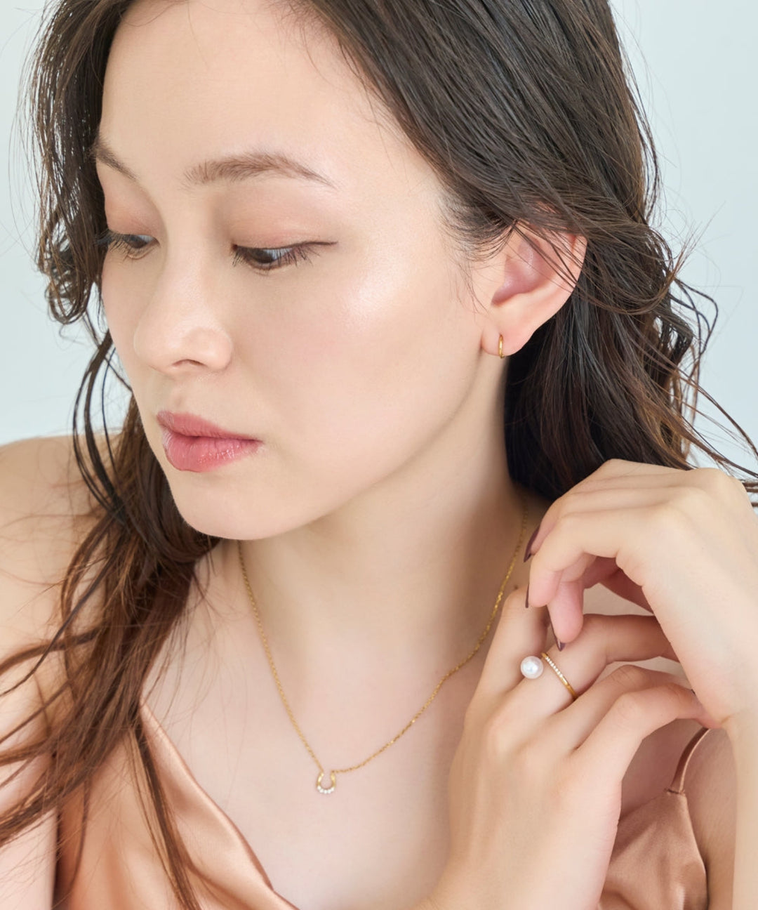 Phoebe/フィービィー】【金属アレルギー対応】ミニフープピアス
