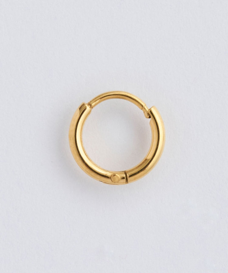 【金属アレルギー対応】ミニフープピアス(片耳)/サージカルステンレス