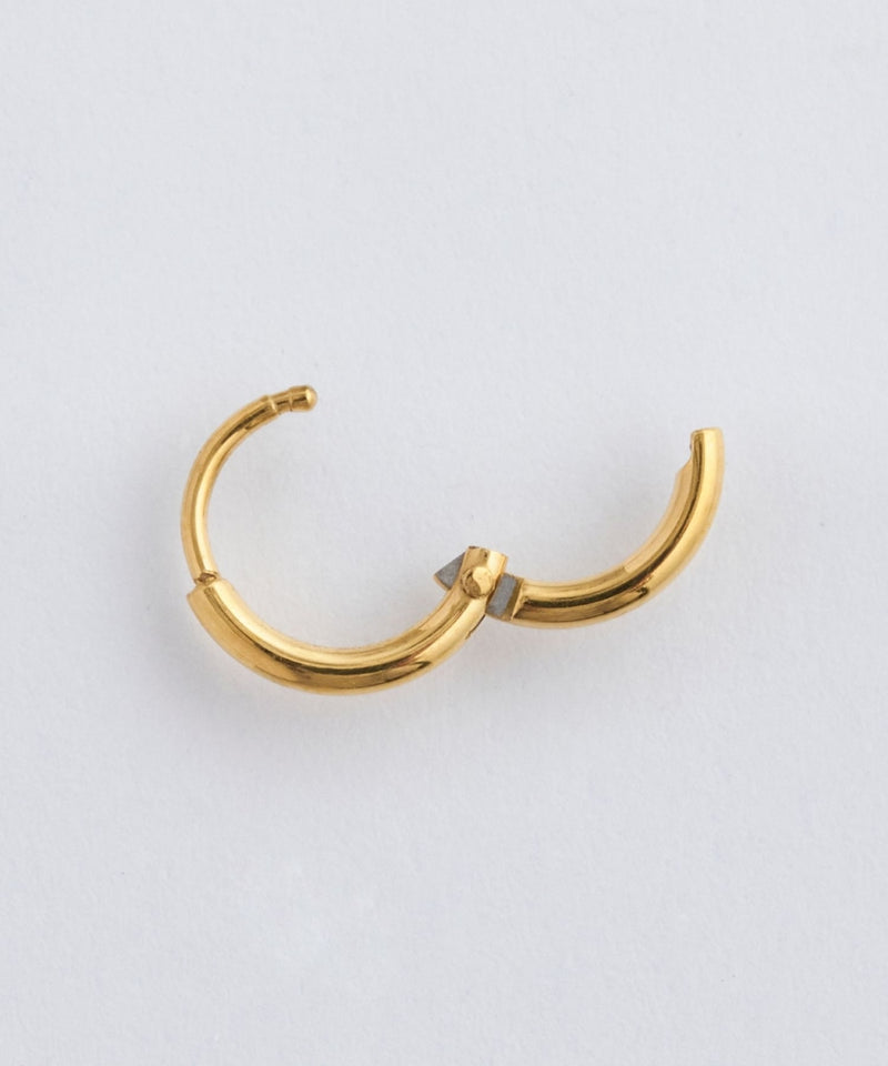 【金属アレルギー対応】ミニフープピアス(片耳)/サージカルステンレス