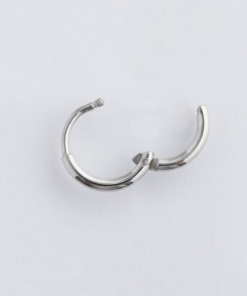 【金属アレルギー対応】ミニフープピアス(片耳)/サージカルステンレス