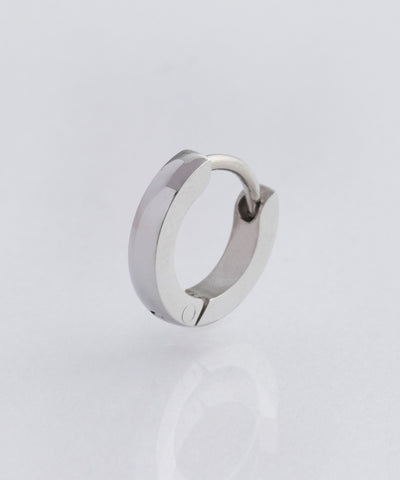 【金属アレルギー対応】ワンタッチメタルフープミニピアス(片耳)/サージカルステンレス