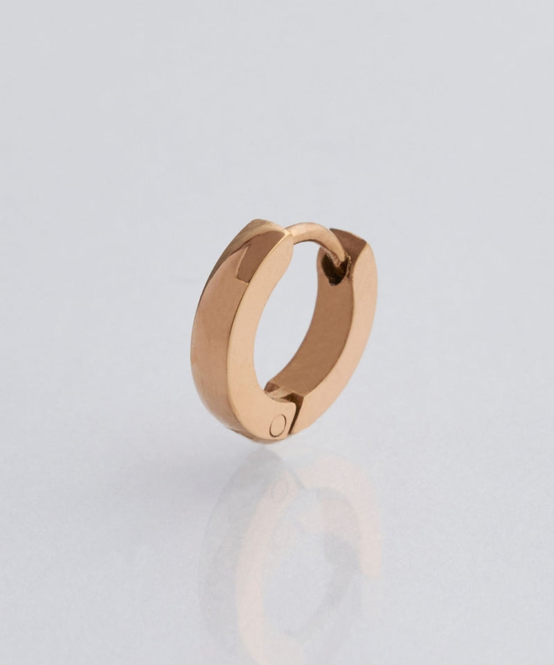 【金属アレルギー対応】ワンタッチメタルフープミニピアス(片耳)/サージカルステンレス