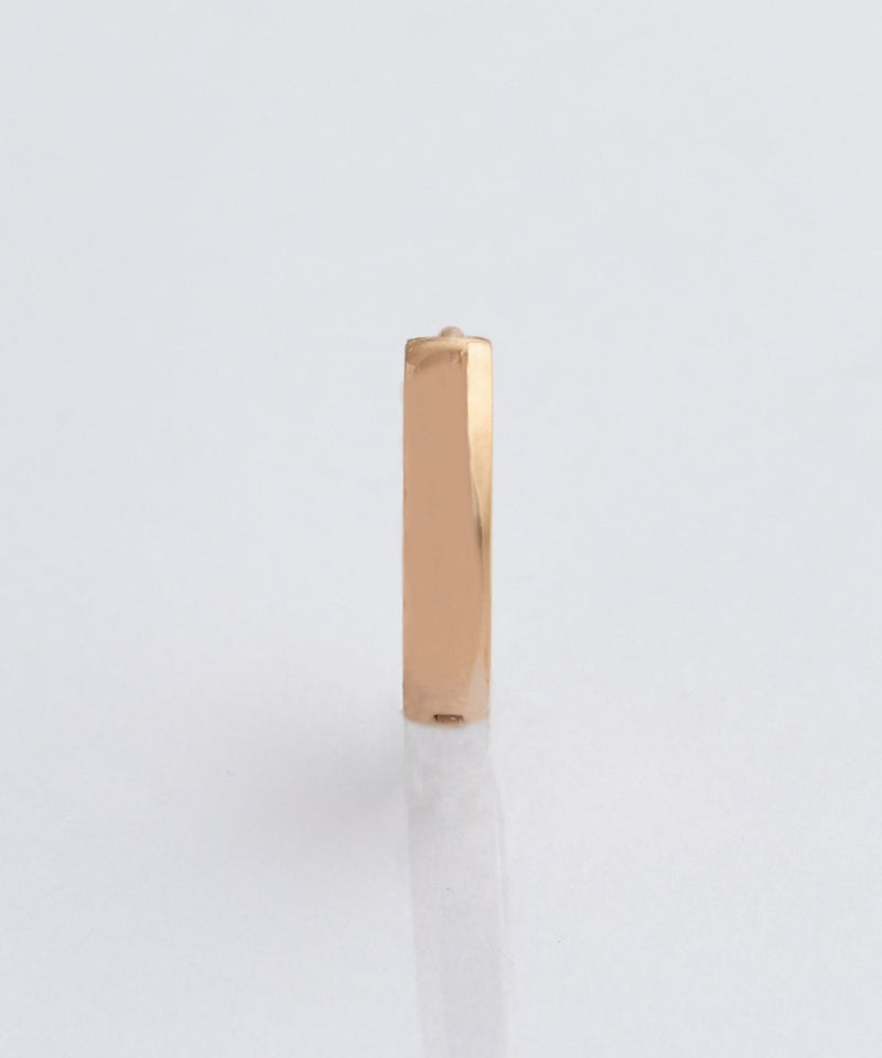 【金属アレルギー対応】ワンタッチメタルフープミニピアス(片耳)/サージカルステンレス