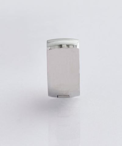 【金属アレルギー対応】ワンタッチワイドフープミニピアス(片耳)/サージカルステンレス