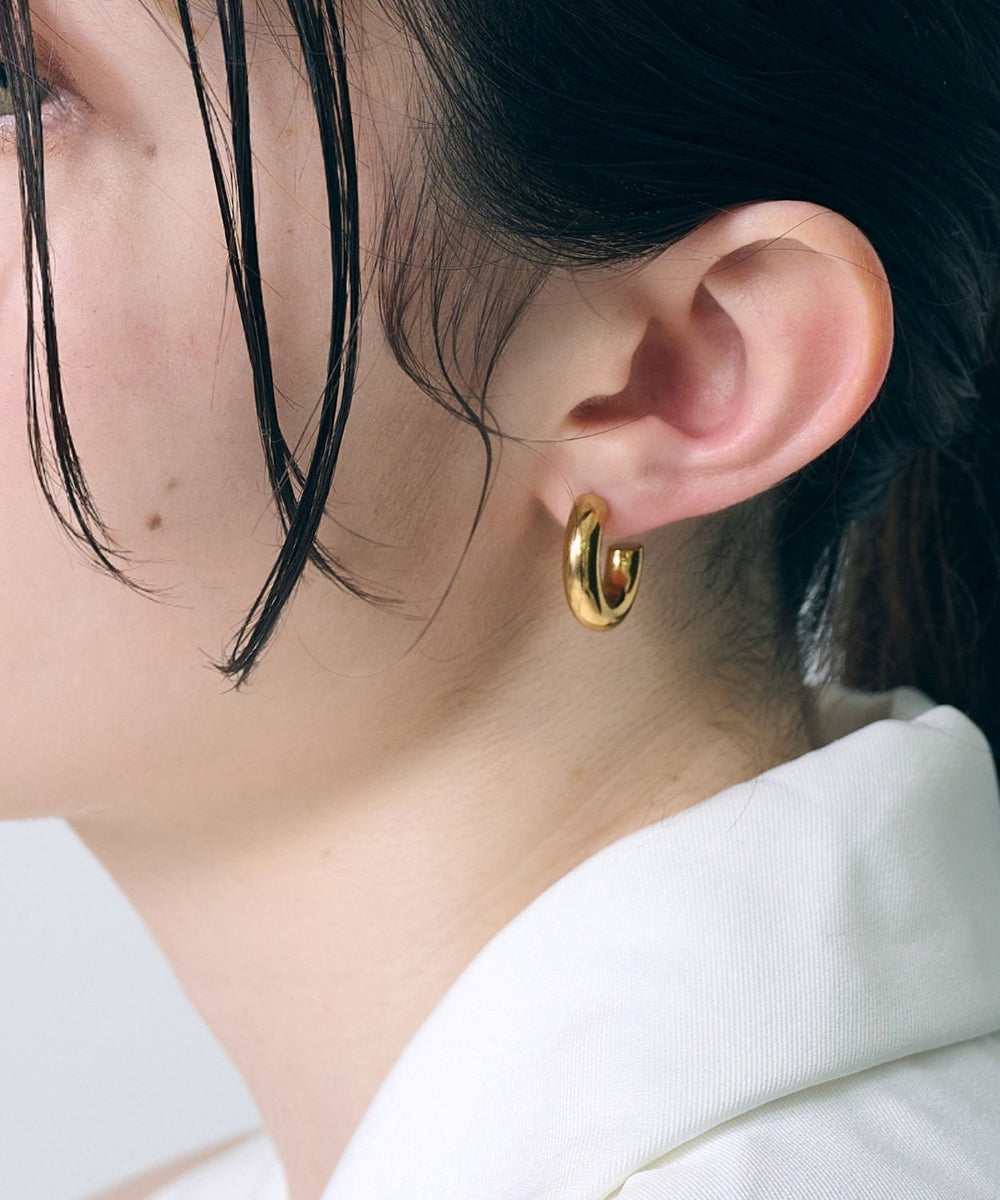 Phoebe/フィービィー】【金属アレルギー対応】ボリュームフープピアス