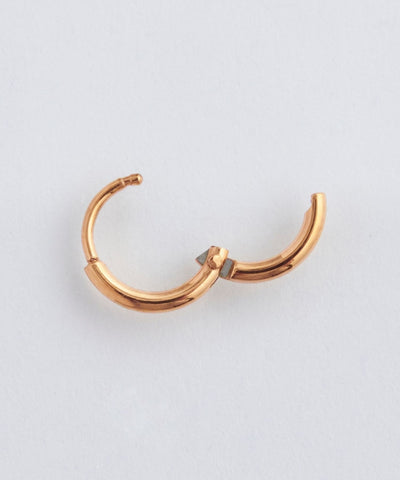 【金属アレルギー対応】ミニフープピアス(片耳)/サージカルステンレス