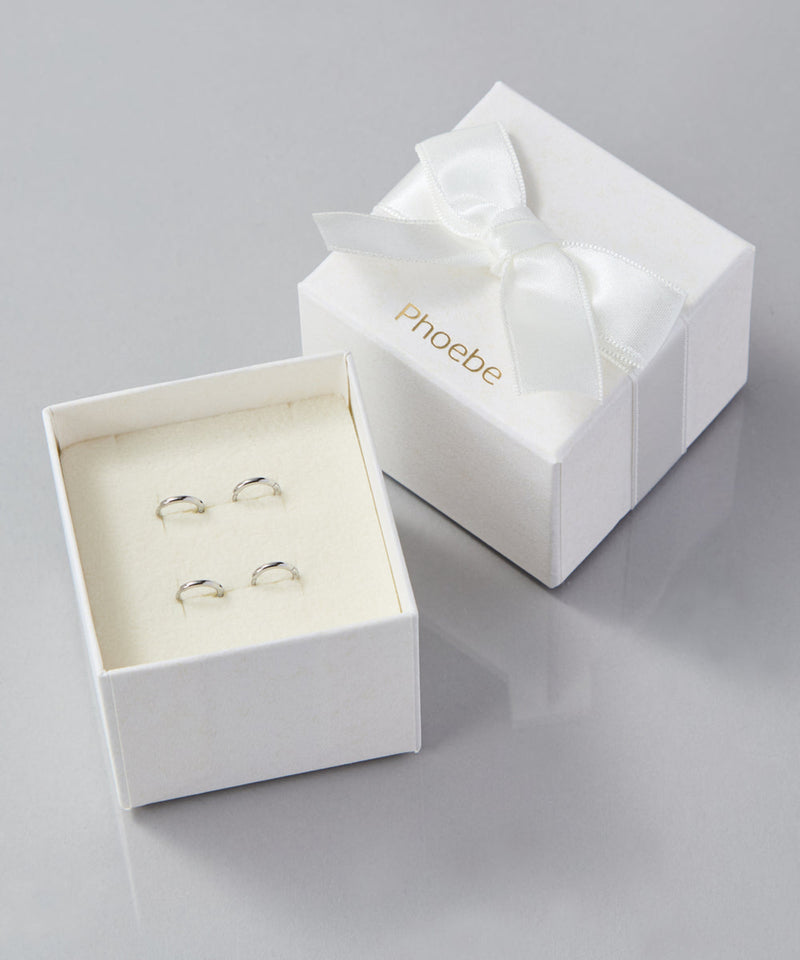 <限定ペア商品>ミニフープペアピアス　BOX付き