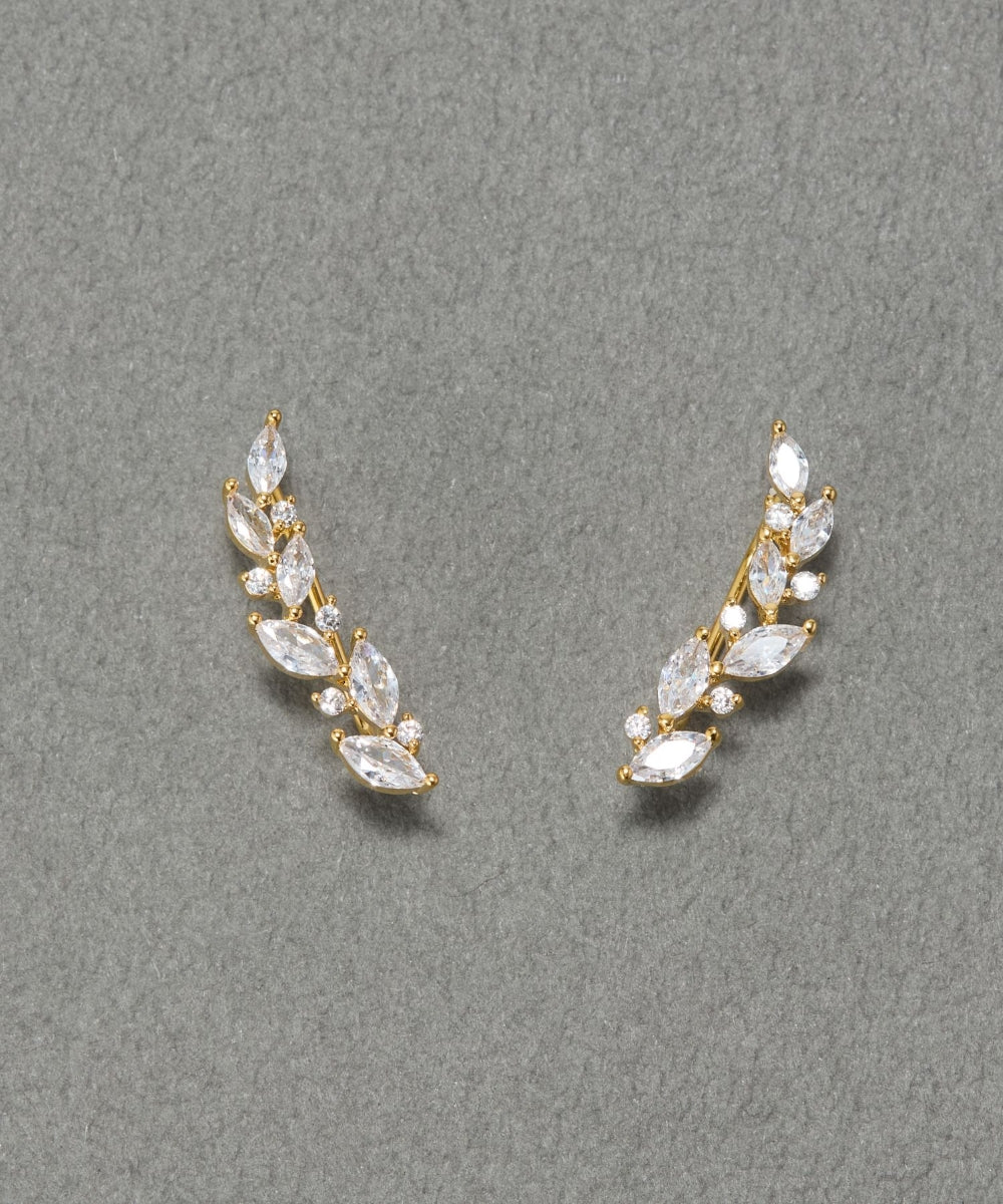 [一部予約]リーフグレースビジューピアス&イヤリング