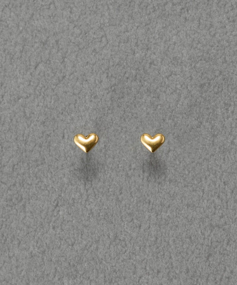 【金属アレルギー対応】ハートピアス/サージカルステンレス