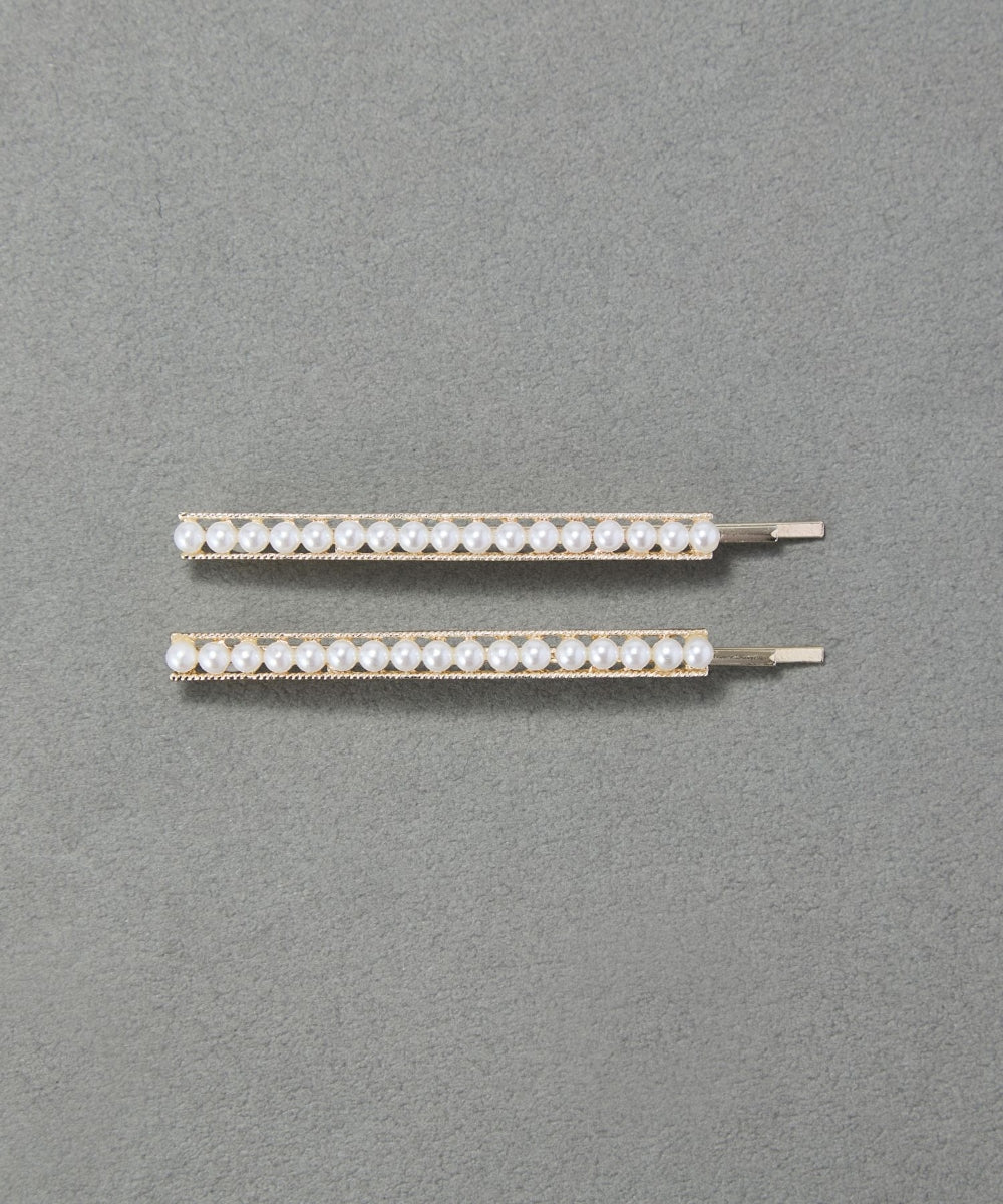 2setプチパールヘアピン
