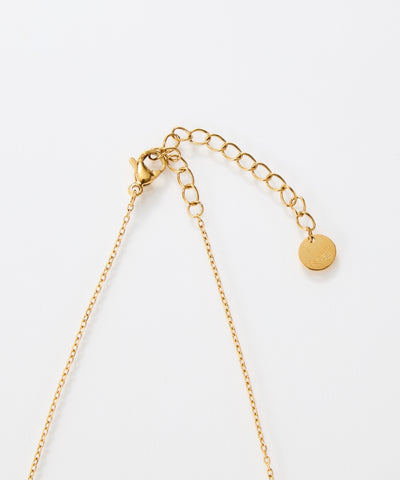 【金属アレルギー対応】ステーションビジューチョーカー/サージカルステンレス/38cm～43cm