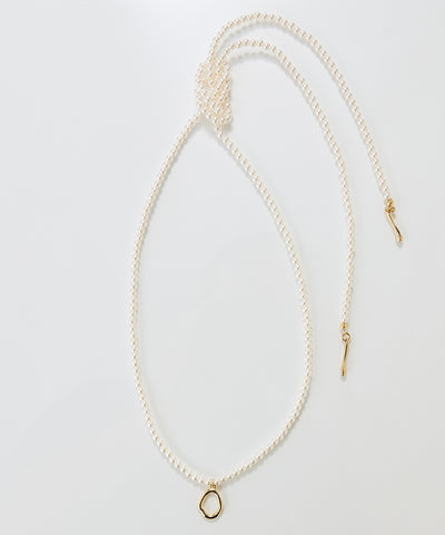 2wayパールチョーカーネックレス/連パール