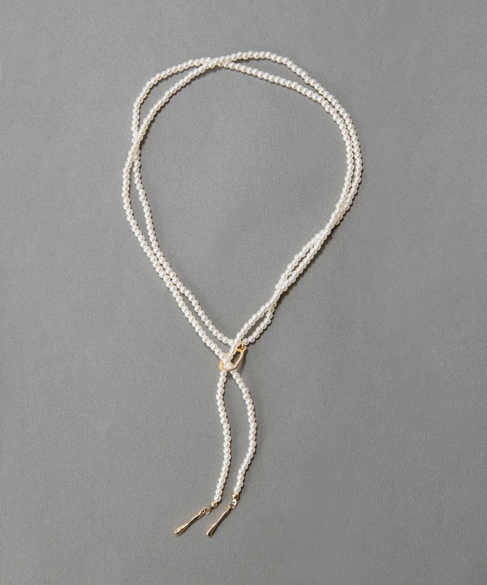 2wayパールチョーカーネックレス/連パール