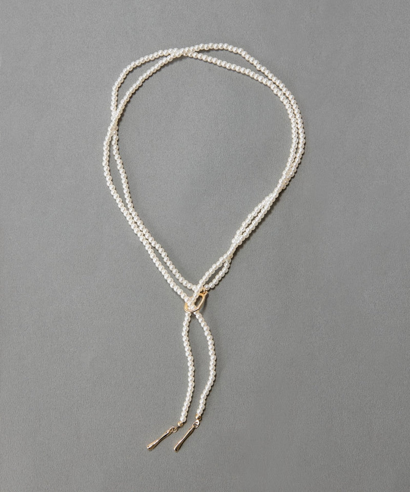 2wayパールチョーカーネックレス/連パール