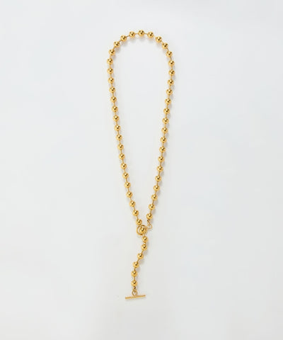 【金属アレルギー対応】ドットラインネックレス/ステンレス