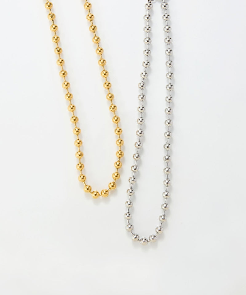 【金属アレルギー対応】ドットラインネックレス/ステンレス