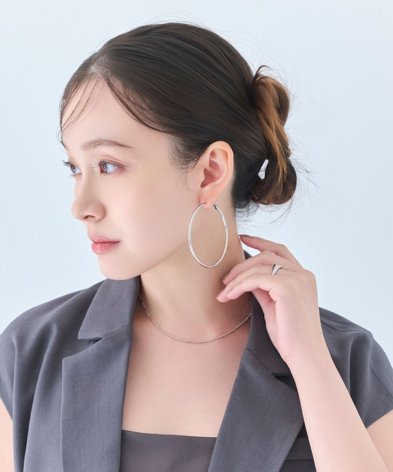 【金属アレルギー対応】リンキーデザインチェーンネックレス ニッケルフリー