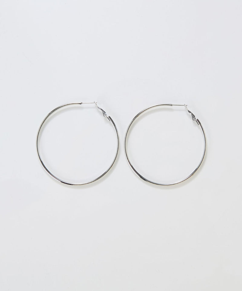 【金属アレルギー対応】ライトフープビッグピアス/ステンレス